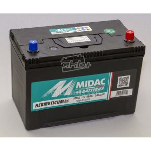 Акумулятор 6СТ-95A MIDAC HERMETICUM ASIA, 12V, 95AH (-/+) Євро, 12В, 95АЧ, EN760А