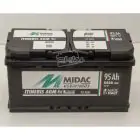 Аккумулятор 6СТ-95A MIDAC ITINERIS START STOP AGM, 12V, 95AH, R 12В, 95АЧ, EN850А — миниатюра 2