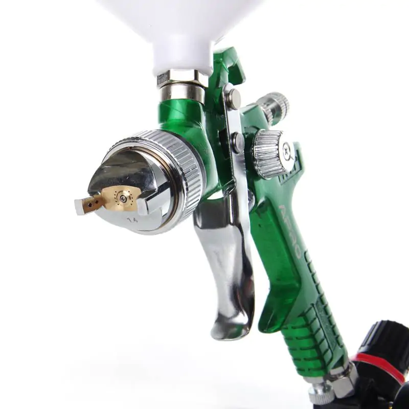 Краскораспылитель Apro HVLP 1,4мм в/б пласт. 600мл с редуктором - фото 3 Краскораспылитель Apro HVLP 1,4мм в/б пласт. 600мл с редуктором - фото 3