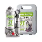 Домкрат гідравлічний пляшковий БелАвто 2т 148-276мм в кейсе — мініатюра 1