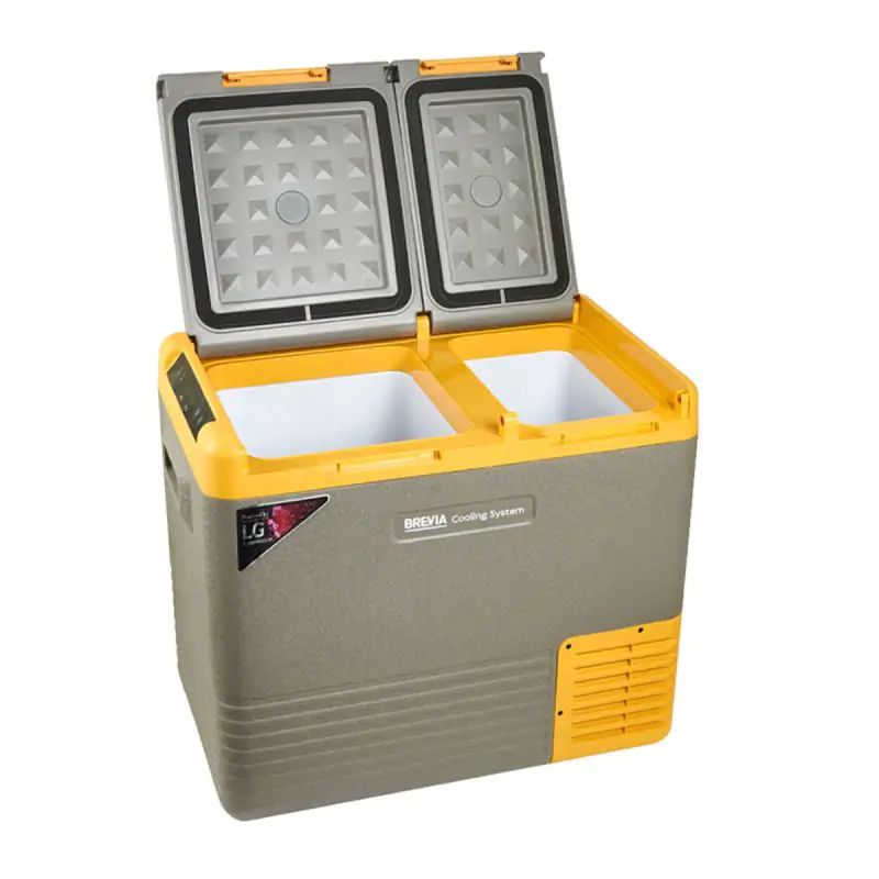 Холодильник автомобільний Brevia 40л (компресор LG) двокамерний 22565 - фото 4