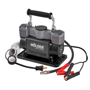 Компресор автомобільний Molder Turbo Air 12В 10Атм 90л/хв із зажимами АКБ