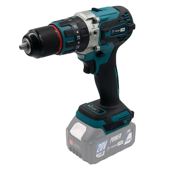 Аккумуляторная дрель-шуруповерт PROFI-TEC DHP485BL POWERLine (без аккумулятора и зарядного устройства) - фото 4