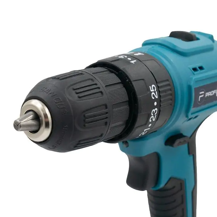 Аккумуляторный шуруповерт PROFI-TEC PCD3520BL POWERLine (2*PT2020MP (2.0 Ач), зарядное устройство) - фото 7