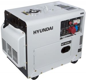 Дизельный генератор Hyundai DHY 8500SE-3