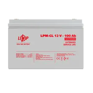 Товар Аккумулятор гелевой LPM-GL 12V - 100 Ah