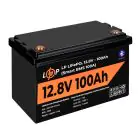 Акумулятор LP LiFePO4 12V (12,8V) - 100 Ah (1280Wh) (Smart BMS 100А) з BT пластик — мініатюра 3