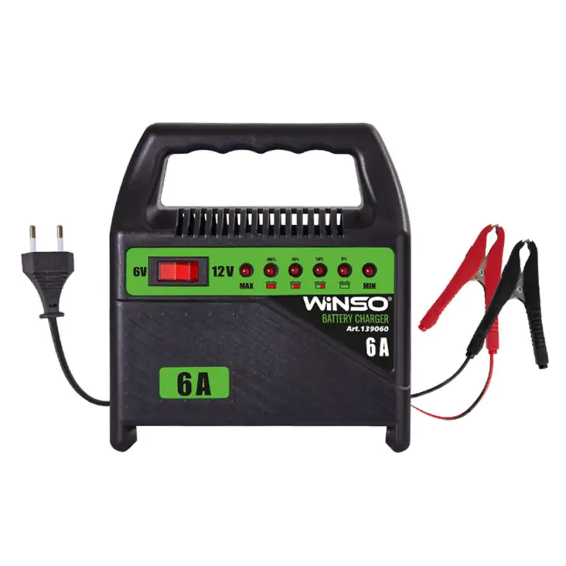 Зарядное устройство АКБ Winso 6/12В 80А·час 6А - фото 1 Зарядное устройство АКБ Winso 6/12В 80А·час 6А - фото 1