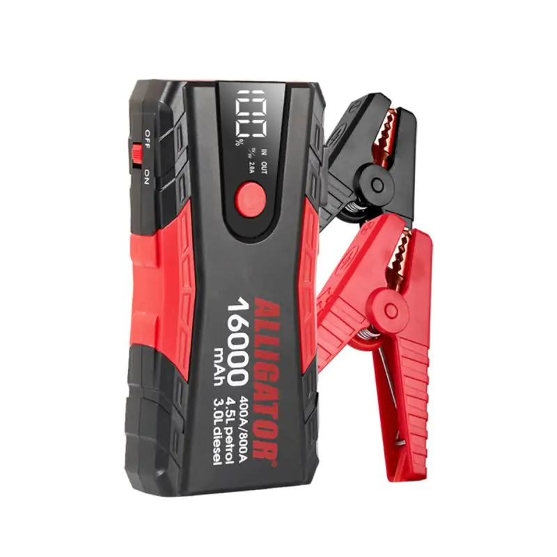 Пусковое устройство Alligator Jump Starter 400A/800A 16000mAh - фото 2