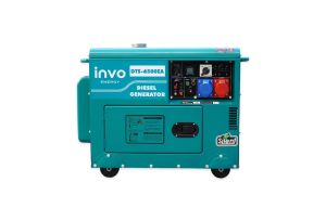 Дизельный генератор INVO DТS-6500EA в кожухе, 6/6,5кВт, 230/380В