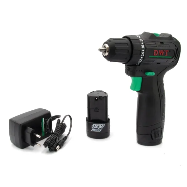 Аккумуляторная дрель шуруповерт DWT ABSP-12 DN-2 - фото 5