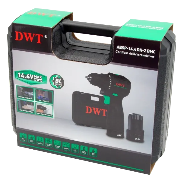Аккумуляторная дрель шуруповерт DWT ABSP-14.4 DN-2 BMC - фото 12