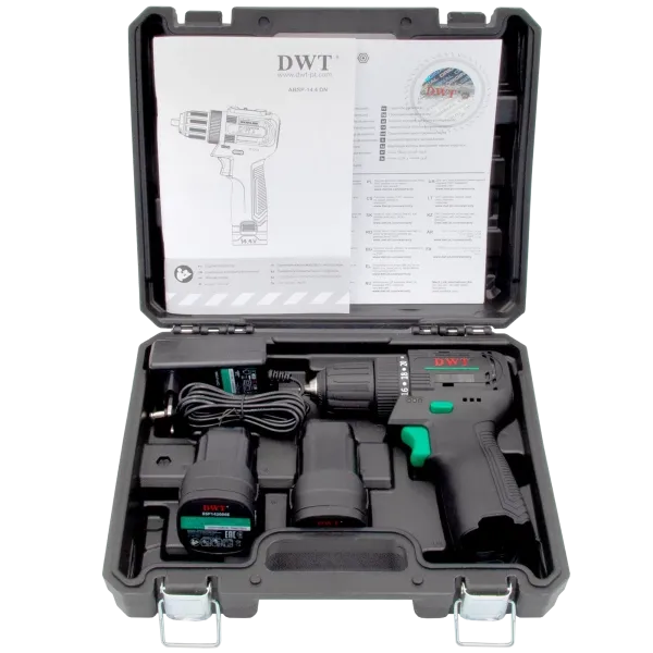 Аккумуляторная дрель шуруповерт DWT ABSP-14.4 DN-2 BMC - фото 9