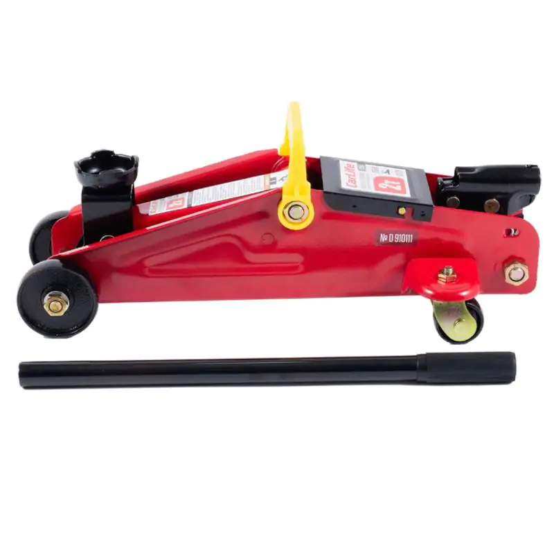 Домкрат гідравлічний підкатний CarLife 2т 125-305мм у кейсі - фото 6