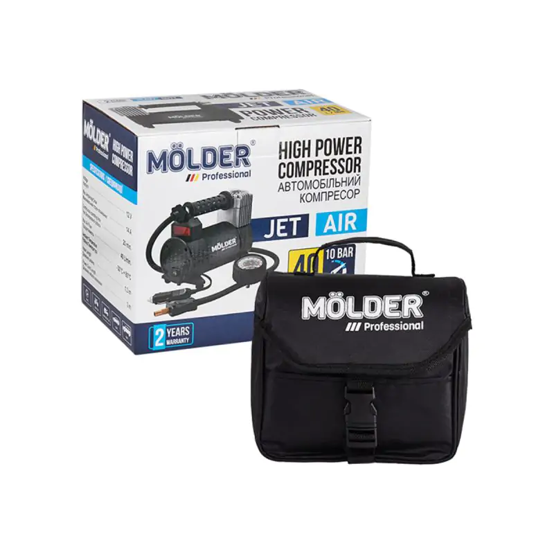 Компресор автомобільний Molder Jet Air 12В 10Атм 40л/хв - фото 5 Компресор автомобільний Molder Jet Air 12В 10Атм 40л/хв - фото 5