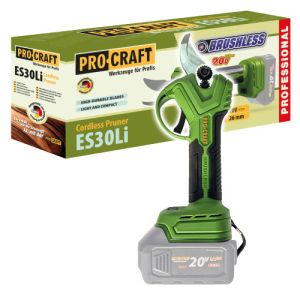 Акумуляторний секатор Procraft ES30Li (Різ 26 мм, Безщітковий, Каркас: Без АКБ)