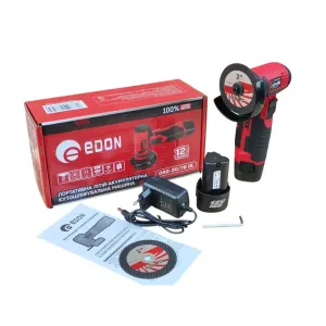 Товар Портативна акумуляторна болгарка EDON OAG-20/76 BL