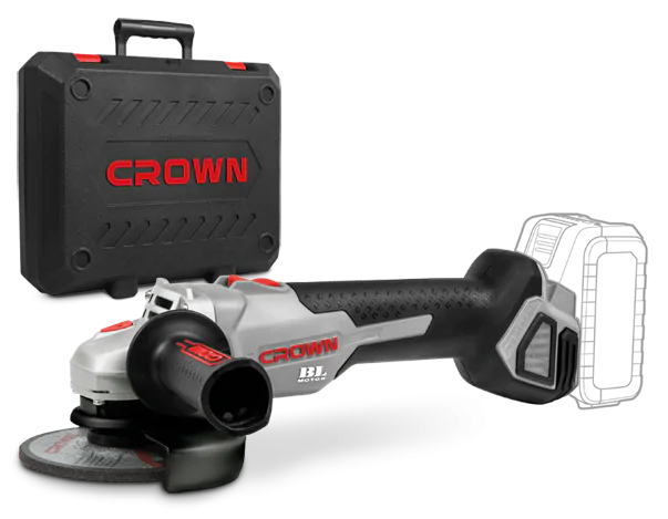 Аккумуляторная угловая шлифмашина CROWN CT23001-125HX - фото 2