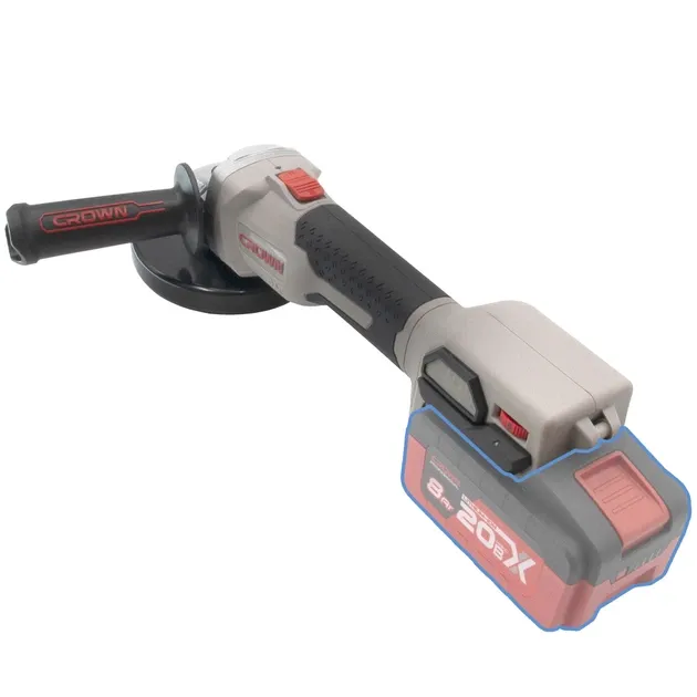 Аккумуляторная угловая шлифмашина CROWN CT23008-125HX - фото 4