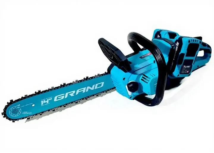Аккумуляторная цепная пила Grand АПЦ-40А/16"-8 (40В, 8Ач, 2600 Вт) - фото 2