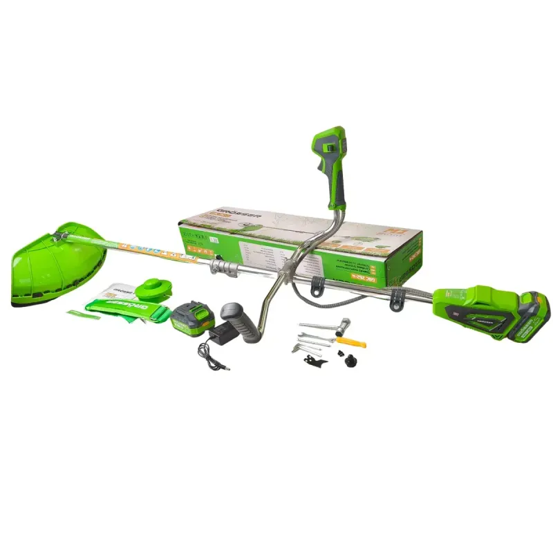 Акумуляторний тример Grosser GBC 262-4 (20В, 2 АКБ по 4 А/г в комплекті) - фото 2