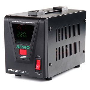 Стабілізатор релейний APRO AVR-500, 500Вт