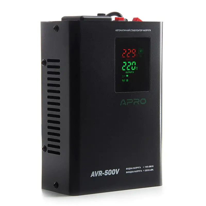 Стабилизатор напряжения релейный APRO AVR-500V, 400Вт - фото 2