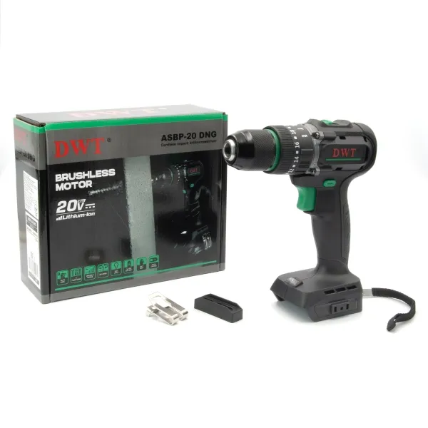 Акумуляторний ударний дриль шуруповерт DWT ASBP-20 DNG - фото 8 Акумуляторний ударний дриль шуруповерт DWT ASBP-20 DNG - фото 8
