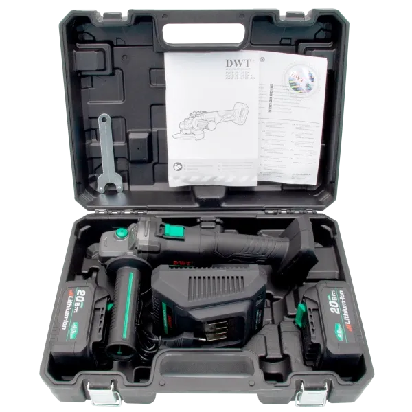 Аккумуляторная угловая шлифмашина DWT AWSP-20-125 DN-4 BMC - фото 3
