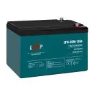 Тяговий свинцево-кислотний AGM акумулятор LP 6-DZM-12 Ah — мініатюра 1