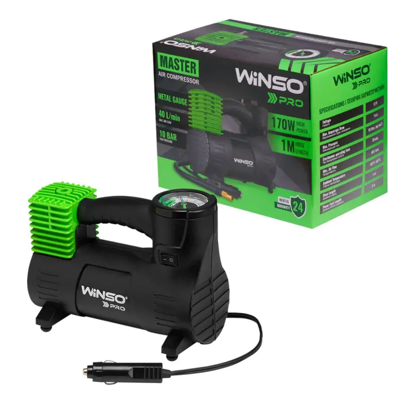 Автомобильный компрессор Winso Pro Master 12В 10Атм 40л/мин - фото 7