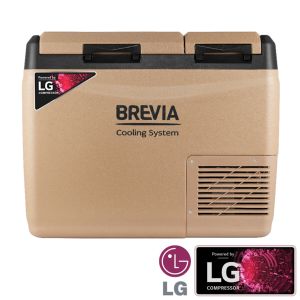 Холодильник автомобільний Brevia 39л (компресор LG) двокамерний 23405