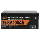 Аккумулятор LP LiFePO4 24V (25,6V) – 100 Ah (2560Wh) (Smart BMS 100А) с BT пластик — миниатюра 1