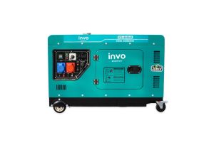 Дизельний генератор INVO DTS-8000EA в кожусі, 7,5/8 кВт, 230/380В