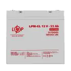 Акумулятор гелевий LPM-GL 12V - 55 Ah — мініатюра 1