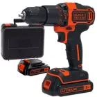 Дрель-шуруповерт акумуляторна ударна BLACK+DECKER BDCHD18KB — мініатюра 1 Дрель-шуруповерт акумуляторна ударна BLACK+DECKER BDCHD18KB — мініатюра 1