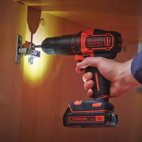 Дрель-шуруповерт акумуляторна ударна BLACK+DECKER BDCHD18KB - фото 4 Дрель-шуруповерт акумуляторна ударна BLACK+DECKER BDCHD18KB - фото 4