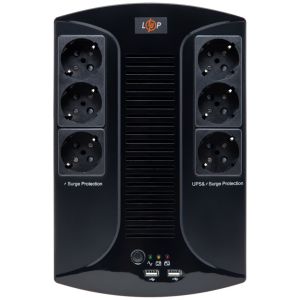 Джерело безперебійного живлення (ДБЖ) LP 850VA-6PS (595Вт)