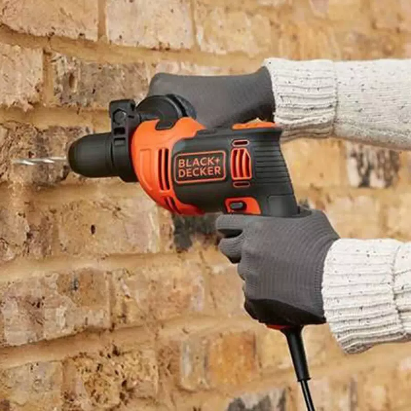 Дрель сетевая ударная BLACK+DECKER BEH550 - фото 2