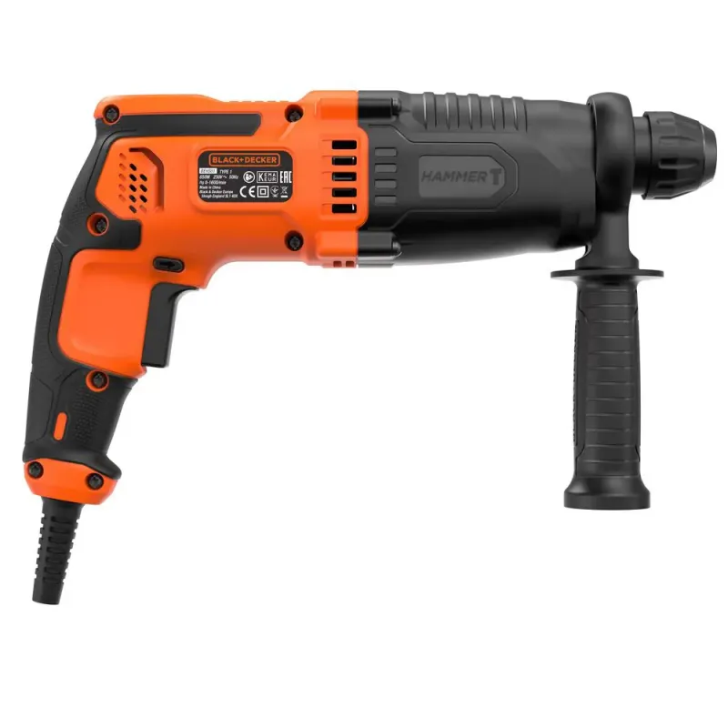 Перфоратор сетевой SDS-Plus BLACK+DECKER BEHS01K - фото 4