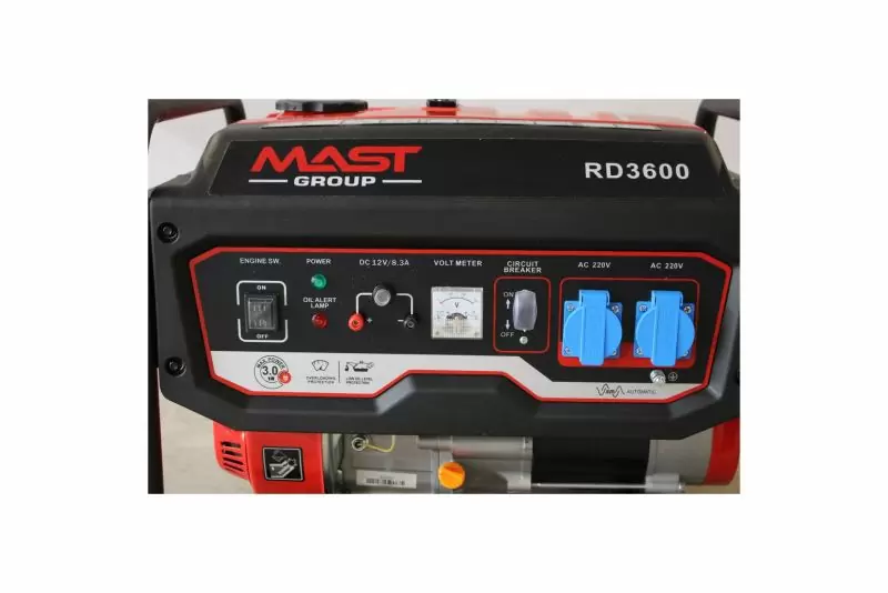 Бензиновий генератор MAST GROUP RD3600 - фото 2 Бензиновий генератор MAST GROUP RD3600 - фото 2