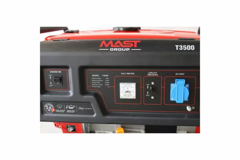 Бензиновий генератор MAST GROUP Т3500 - фото 4 Бензиновий генератор MAST GROUP Т3500 - фото 4