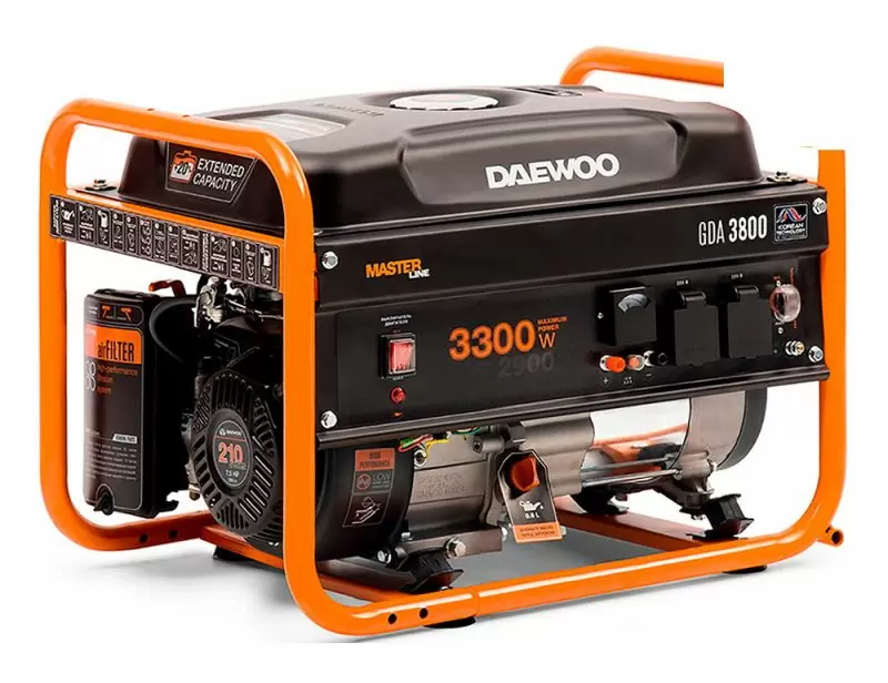 Бензиновый электрогенератор Daewoo GDA 3800 - фото 1 Бензиновый электрогенератор Daewoo GDA 3800 - фото 1