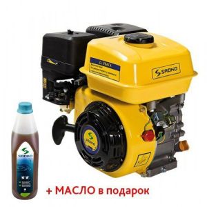 Двигун бензиновий Sadko GE-200 PRO (6.5 к.с., вал 19 мм, фільтр у масляній ванні)