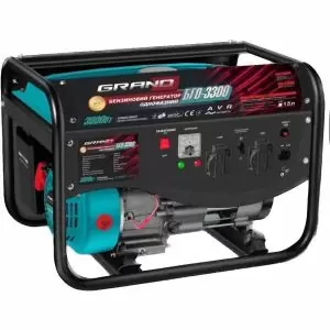 Товар Бензиновый генератор Grand БГО 3300