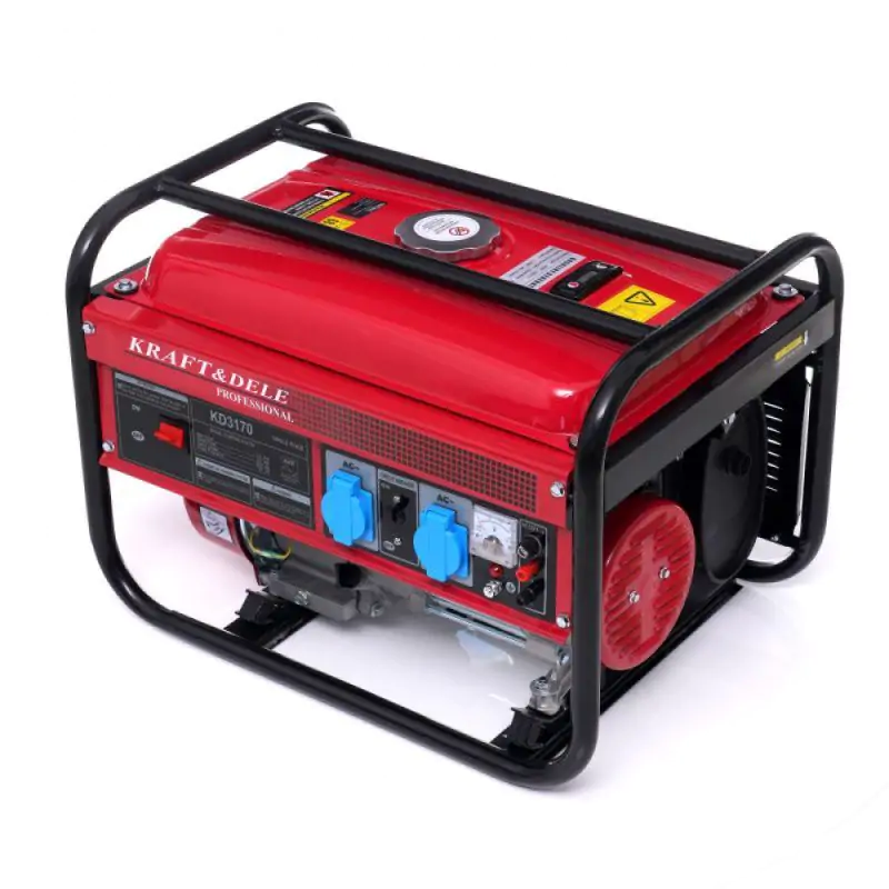 Бензиновий генератор Kraft&Dele KD3170 3.5кВт - фото 1 Бензиновий генератор Kraft&Dele KD3170 3.5кВт - фото 1