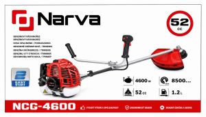 Бензиновий тример NARVA NCG-4600 (4.6 кВт, 52 см3)