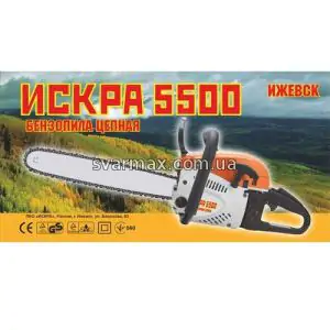 Товар Бензопила Искра ИБП 5500 (2 цепи 2 шини) в метале