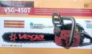 Бензопила Vega VSG 450T Professional (2.9 кВт, шина 45 см)