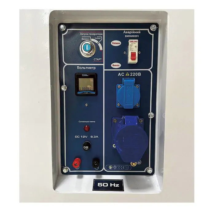 Генератор дизельний PROFI-TEC PE-10000SSDE Super Silent (10кВА / 7.5 кВт, 220В) - фото 3